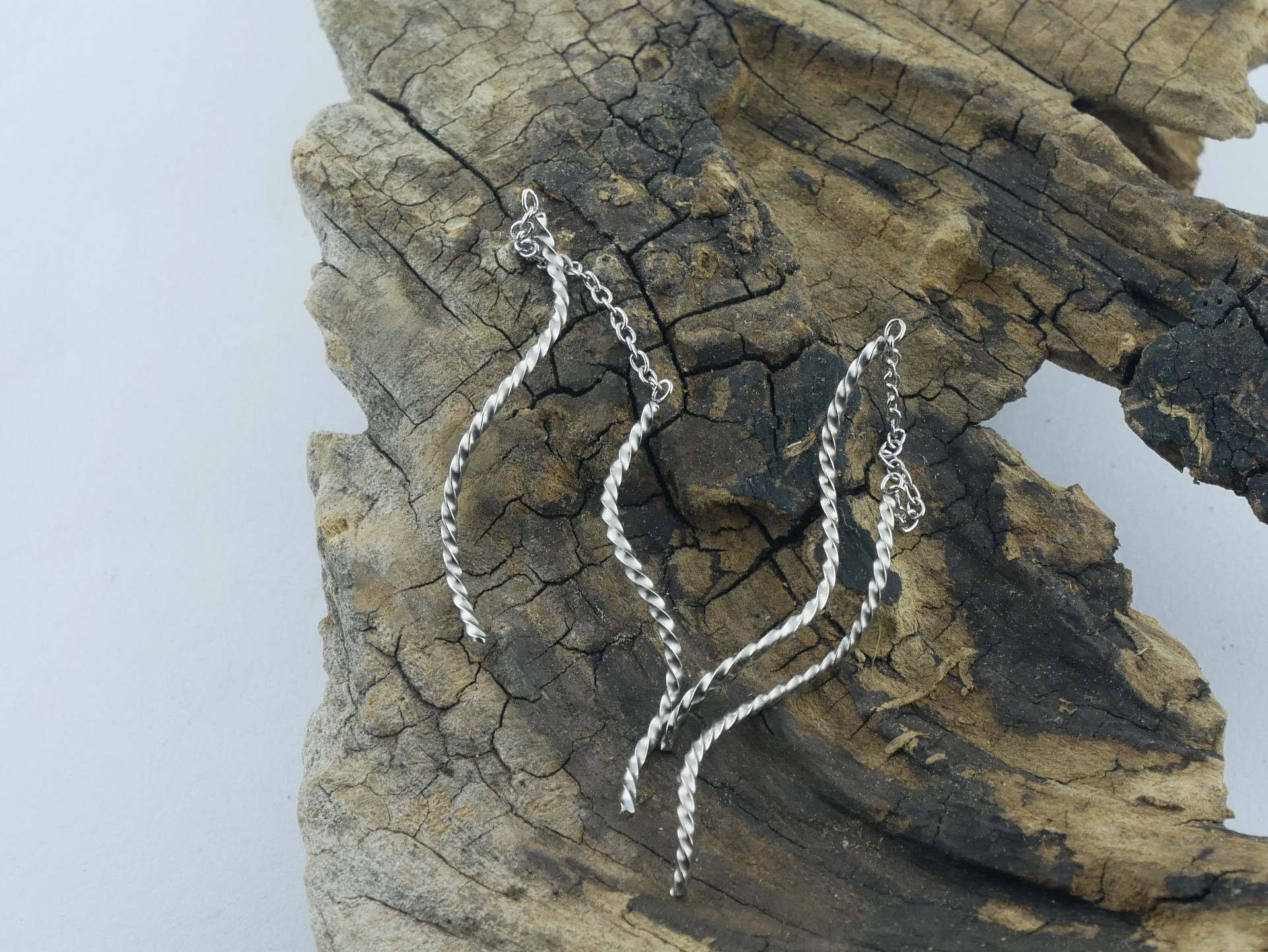 nerezové náušnice provlékací z chirurgické oceli(316L)ZOTA