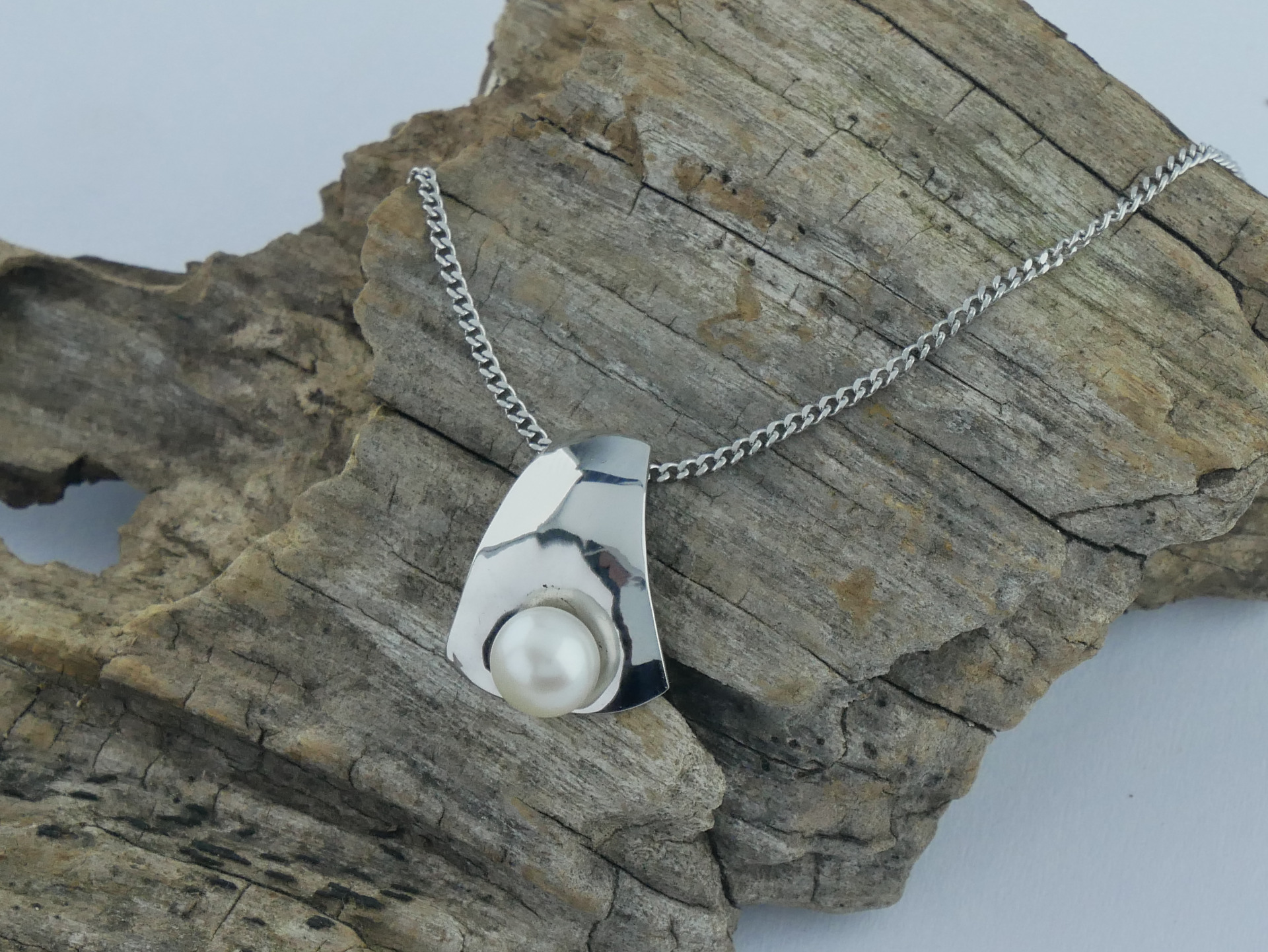 nerezový perlový  přívěsek z chirurgické oceli(316L) ZOTA