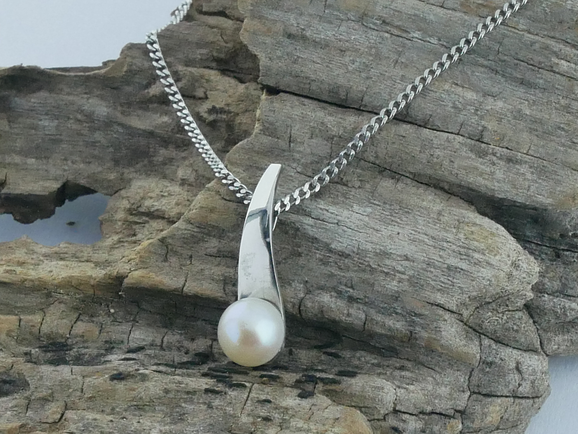 nerezový perlový  přívěsek z chirurgické oceli(316L) ZOTA