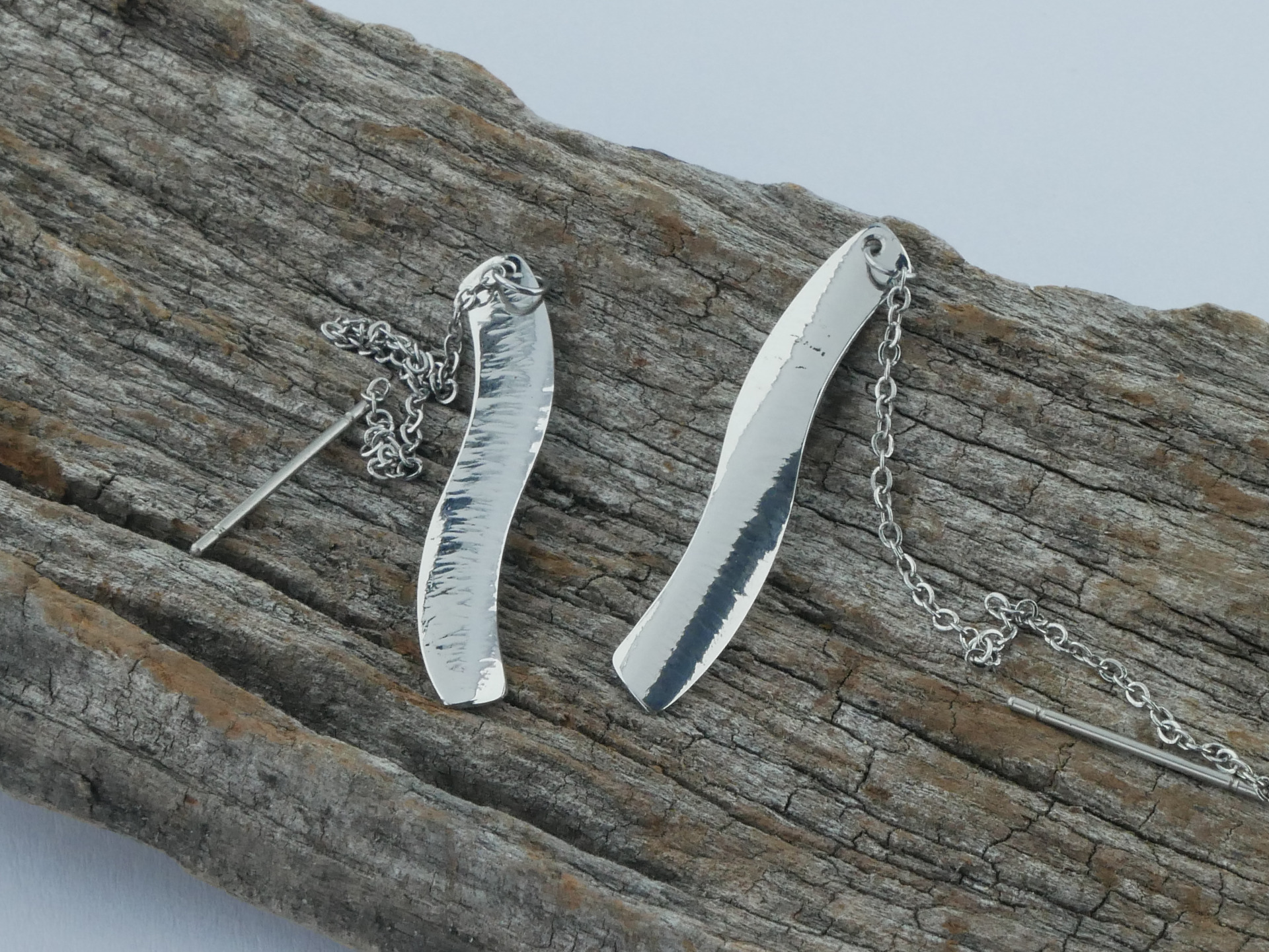 nerezové náušnice provlékací z chirurgické oceli(316L)ZOTA