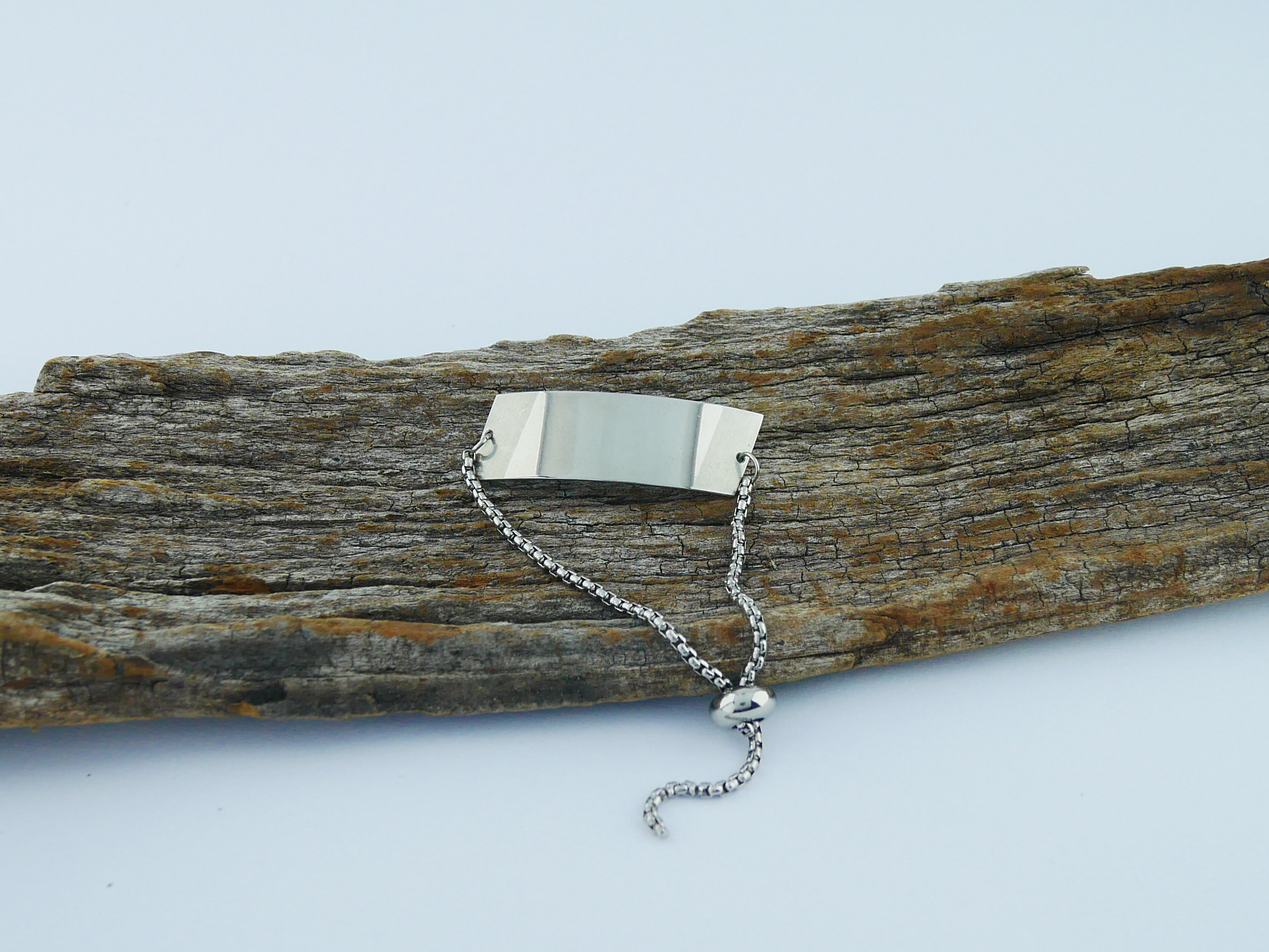 náramek řetízkový ručně vyráběný z chirurgické oceli(316L) ZOTA 