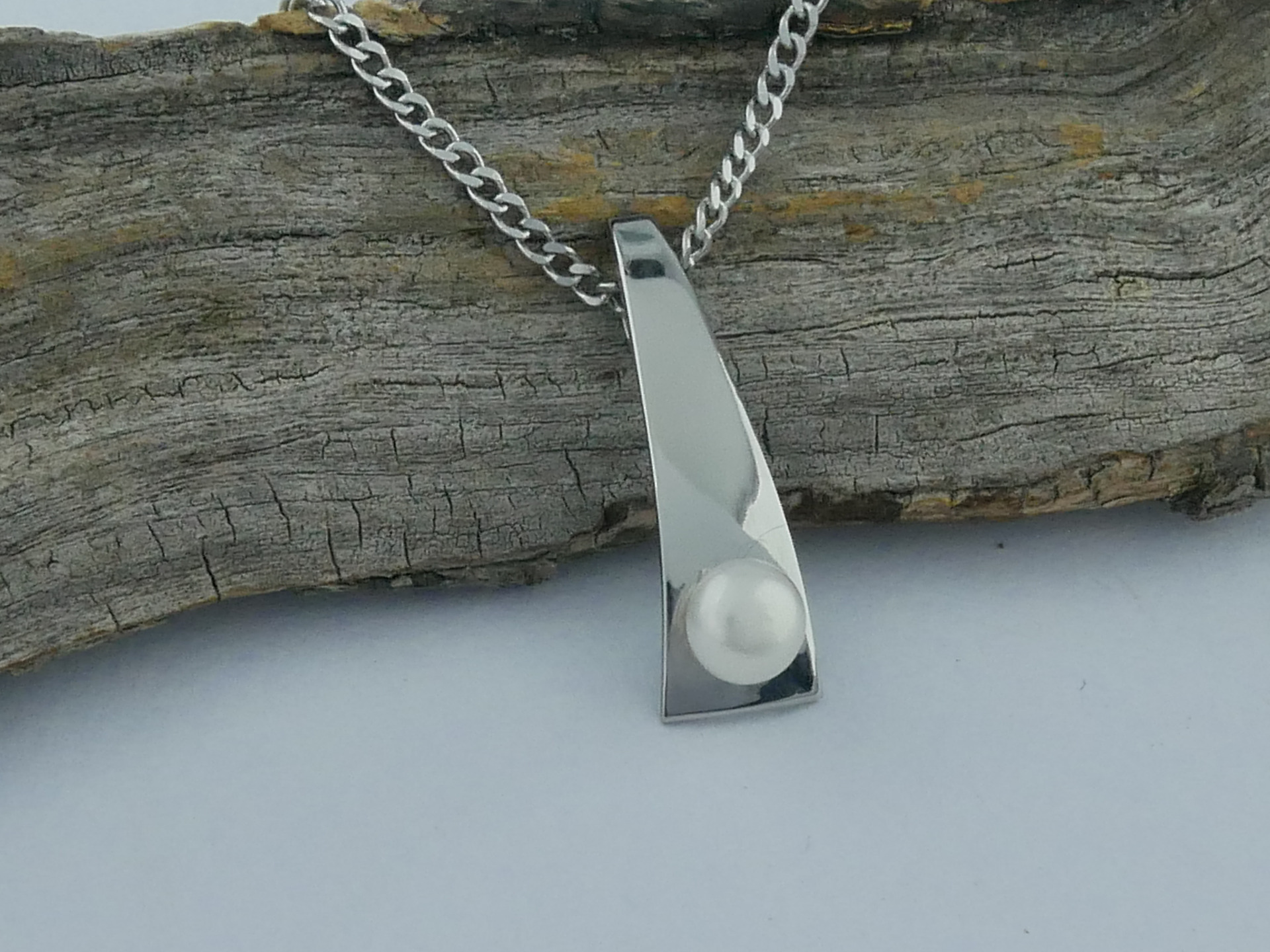 nerezový perlový přívěsek z chirurgické oceli(316L)ZOTA