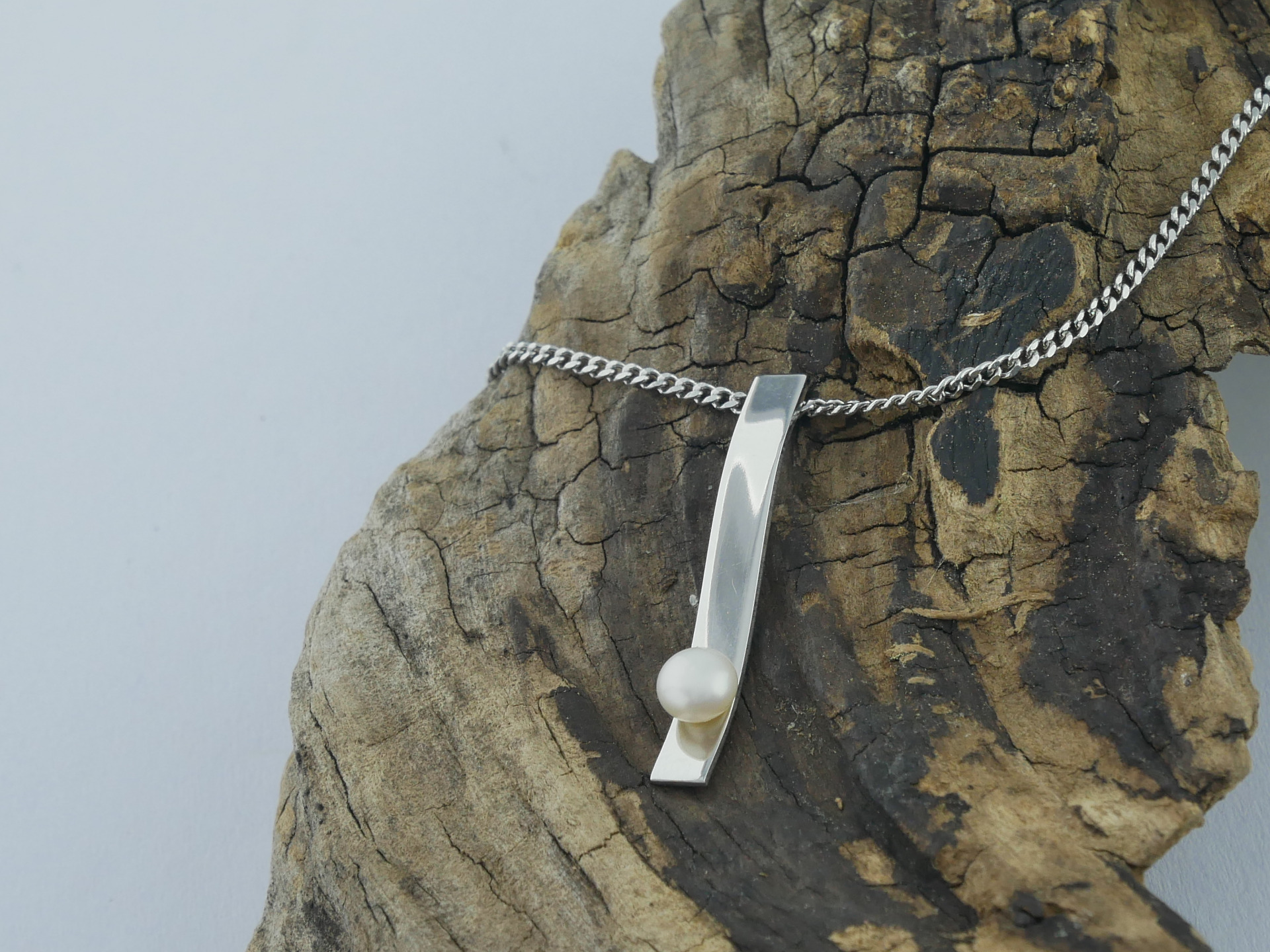 nerezový perlový přívěsek z chirurgické oceli(316L)