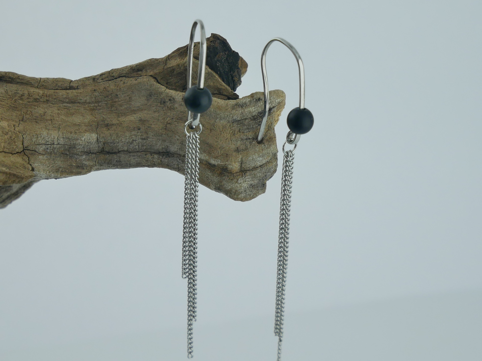 nerezové náušnice visací z chirurgické oceli(316L) ZOTA